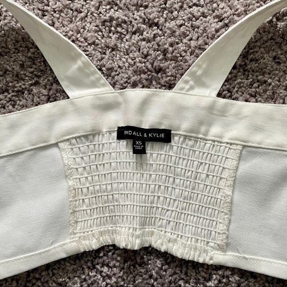 Pacsun White Denim Crop Top - Picture 8 of 11